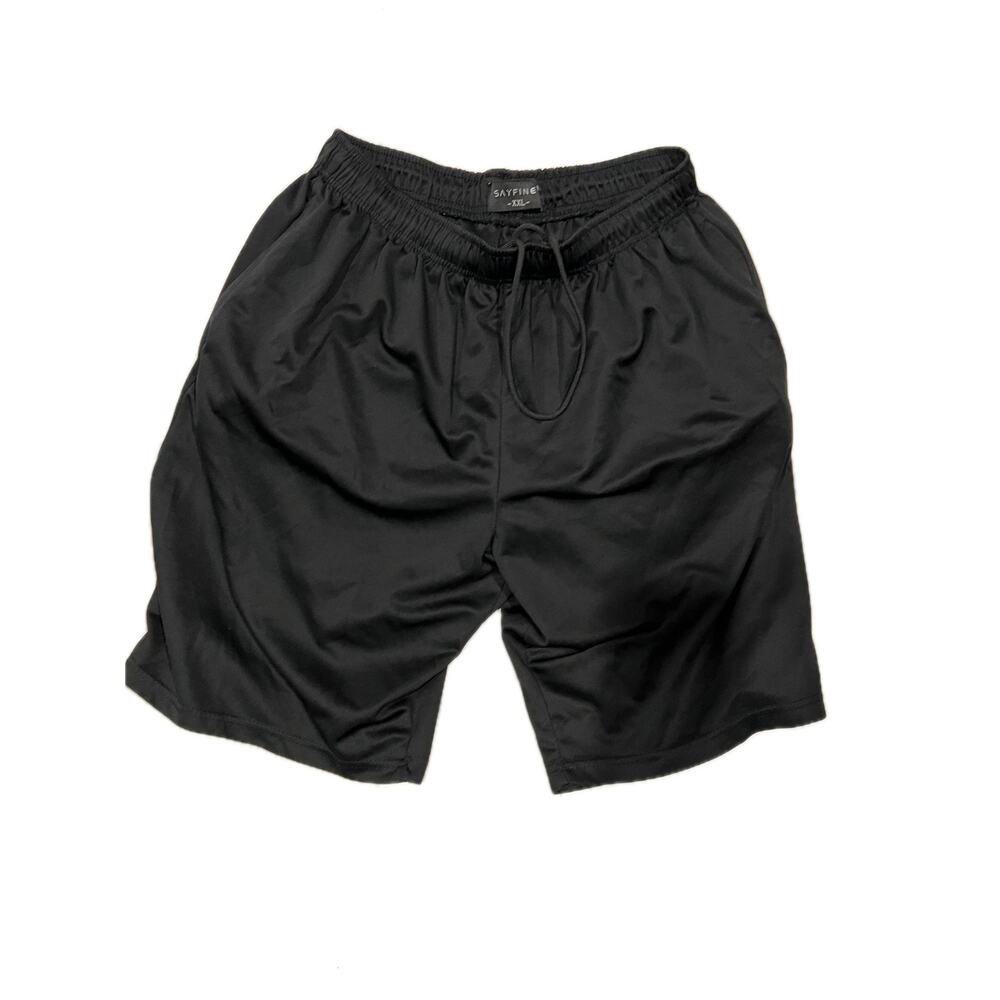 Sayfine Black Training Shorts Mens XXL